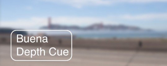 Buena Depth Cue Cover