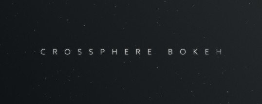 Crossphere Bokeh Cover