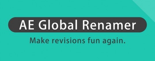 AE Global Renamer 2 Cover