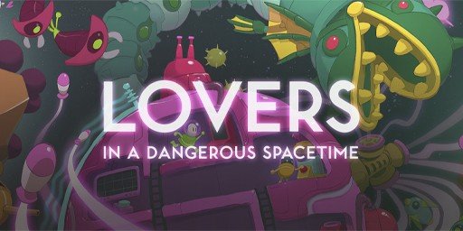 Lovers in a Dangerous Spacetime Cover