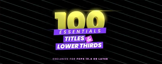 LenoFX 100 Essential Titles & Lower Thirds Cover