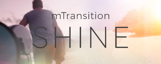 motionVFX mTransition Shine Cover