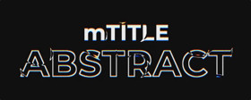 motionVFX mTitle Abstract Icon