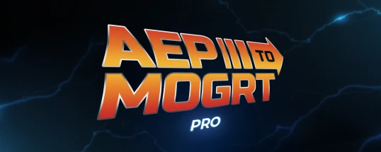 Aep to Mogrt Pro Cover