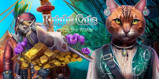 Knight Cats: Waves on the Water Collector's Edition Cover