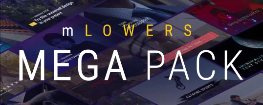 motionVFX mLowers Mega Pack Cover