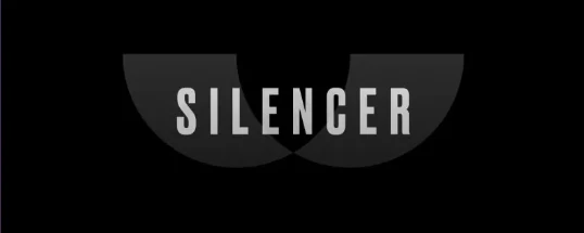Wide Blue Sound Silencer Icon