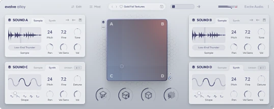 Excite Audio Evolve Alloy Cover