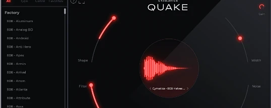Cymatics QUAKE Bass Engine Icon