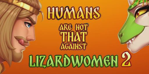 Humans are not that against Lizardwomen 2 Cover