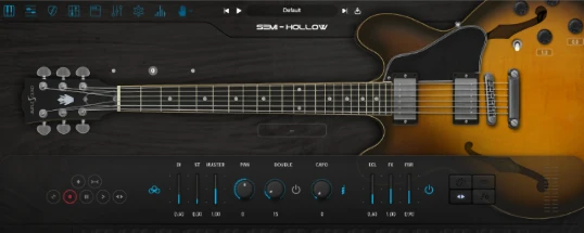 Ample Sound Ample Guitar Semi Hollow Cover