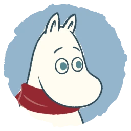 Moomintroll Winter Warmth Icon
