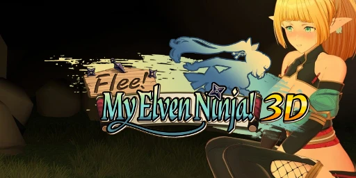 Flee, My Elven Ninja! 3D Cover
