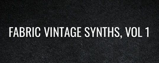AIR Music Technology Fabric Vintage Synths Vol.1 Cover