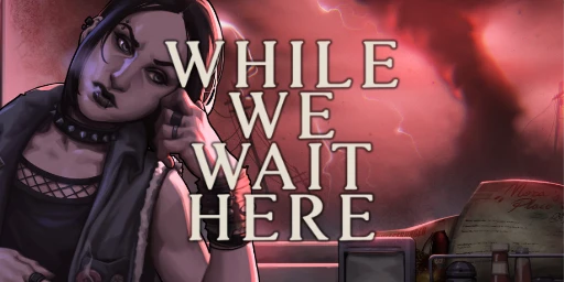 While We Wait Here Cover
