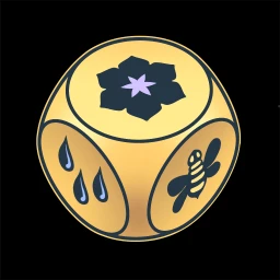 Black Flower Icon