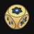 Black Flower Icon